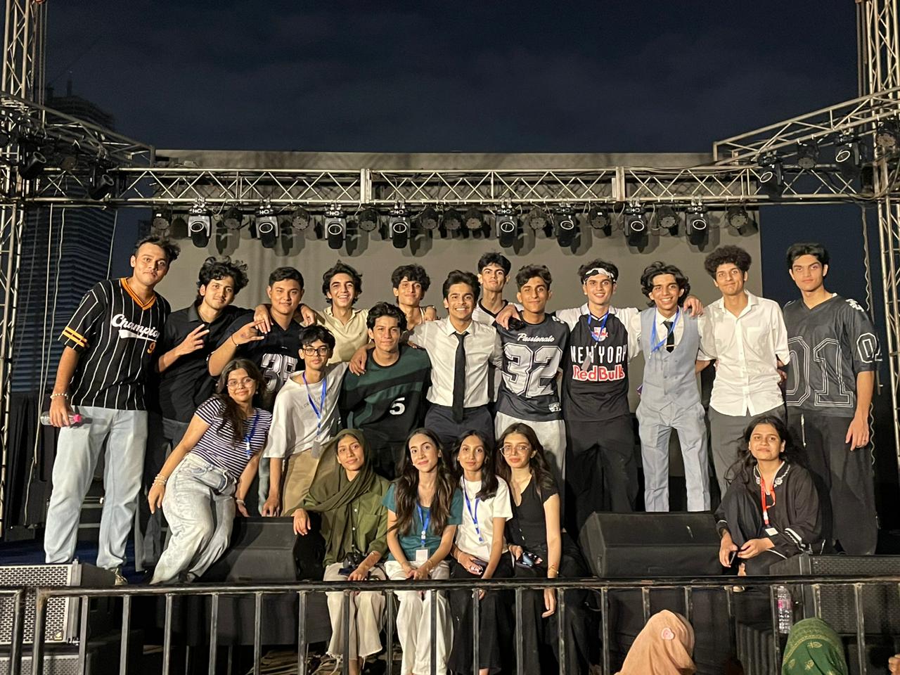 The DCMUN secretariat and delegates at a previous conference